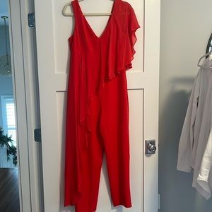 Trina Turk red jumpsuit - dry cleaned!